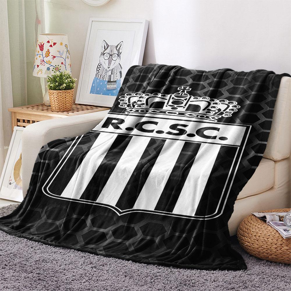 1PC R. Charleroi S.C Patterned Flannel Blanket Suitable For All Seasons for Home Decor Warmth and Comfort Gifts Holiday Present