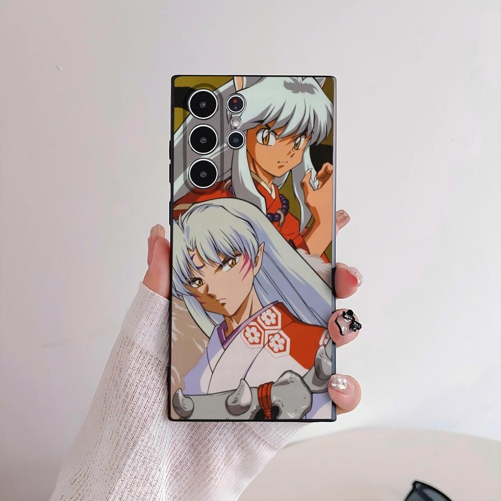 I-Inuyasha S-Sesshomaru Phone Case For Samsung Galaxy S25 S24 S22 S23 Ultra S21 S20 Plus Frosted Non-Slip Full Cover Soft Case