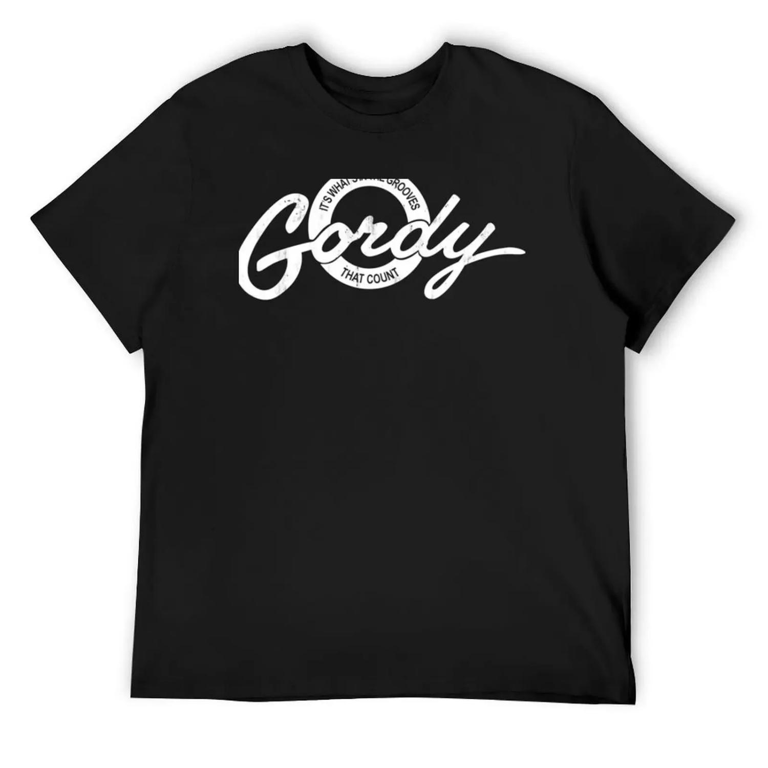 

Gordy Records T-Shirt oversizeds summer shirt oversized men clothes S