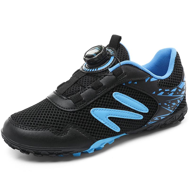 28-39 Sapatos de Futebol Infantil Juvenil Firmes Velcro Sapatos de Futebol Treino Chuteiras de Futebol Infantil Meninos Chuteiras de Futebol