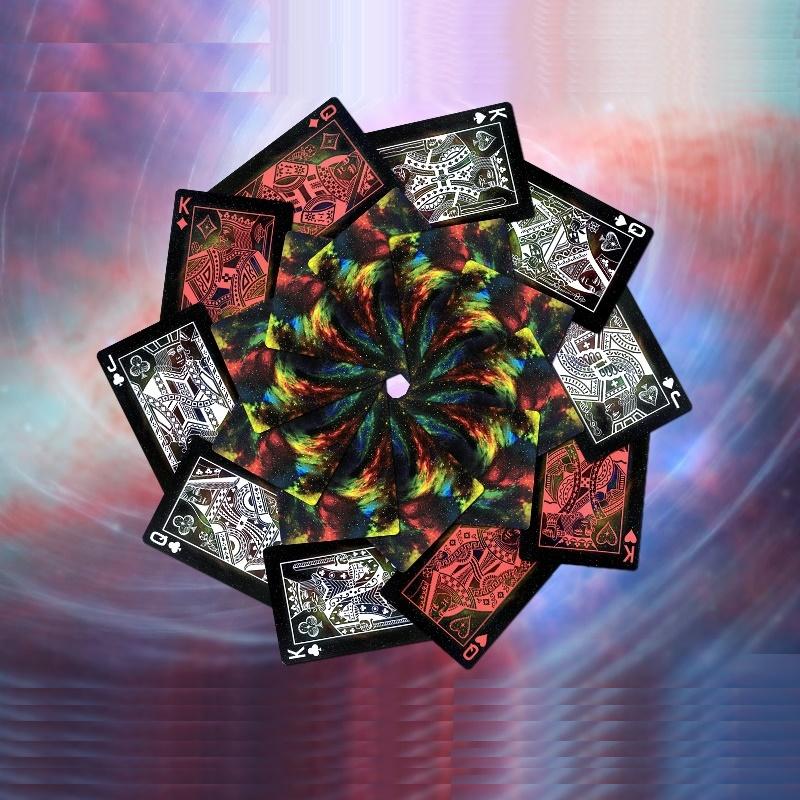 Sykkel Stargazer Nebula Spillekort Deck Poker Størrelse Kortspill Magiske triks