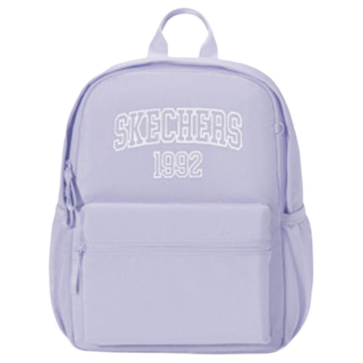 Skechers Comfort Sports Series Letter Print Design Backpack Unisex backpack Heather-Purple L325K104-00FW Photinia Purple