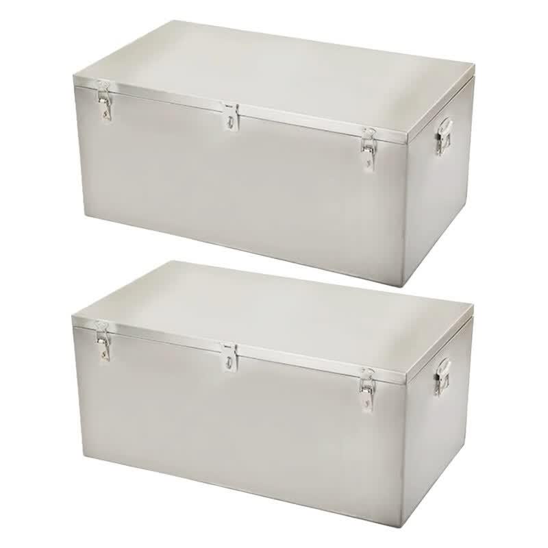 Rongmu 304 Stainless Steel Rectangular Storage Tool Box