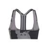 Adidas Thebe Magugu Training Classic Three Stripes Fixed Strap Sports Bra Women Underwear Gray HN7866