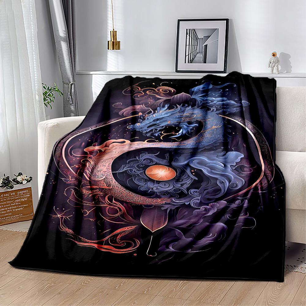 Dungeons & Dragons Blanket Ultra-Soft Great for Office Chair Couch Picnics Four Seasons Universal Modern Style Perfect Gift for Relatives and Friends