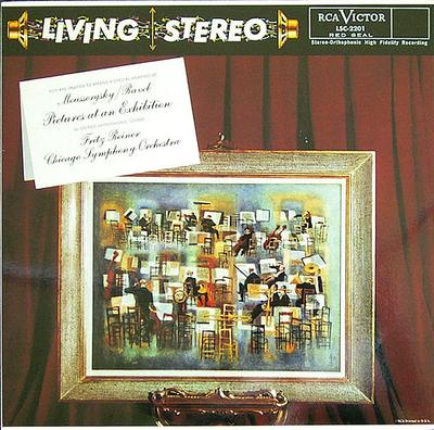 LP-Schallplatte FRITZ REINER CHICAGO SYMPHONY ORCH Mussorgsky Ravel Bilder einer Ausstellung LSC2201 RCA VICTOR 1958 US Klassik Gebraucht