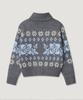 MELLY&ROSE Rose Cowitchan Zip-Up Knit Blouson (310252)_Gray