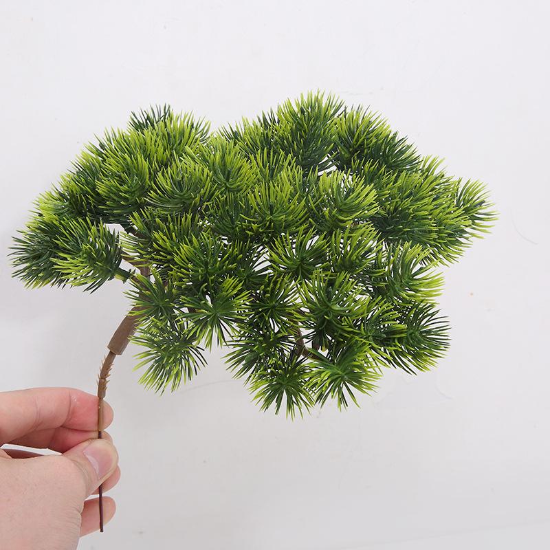 Ramură Artificială de Pin cu Frunze de Arțar și Accente de Chiparos