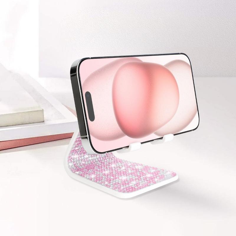 Diamantbesetzter Handyhalter Büro-Handy-Ständer Desktop-Artefakt Tablet-Ständer