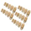 25Pcs Fishing Sinker Bullet Copper Lure Bait Falling Weights Set for Angling Accessories
