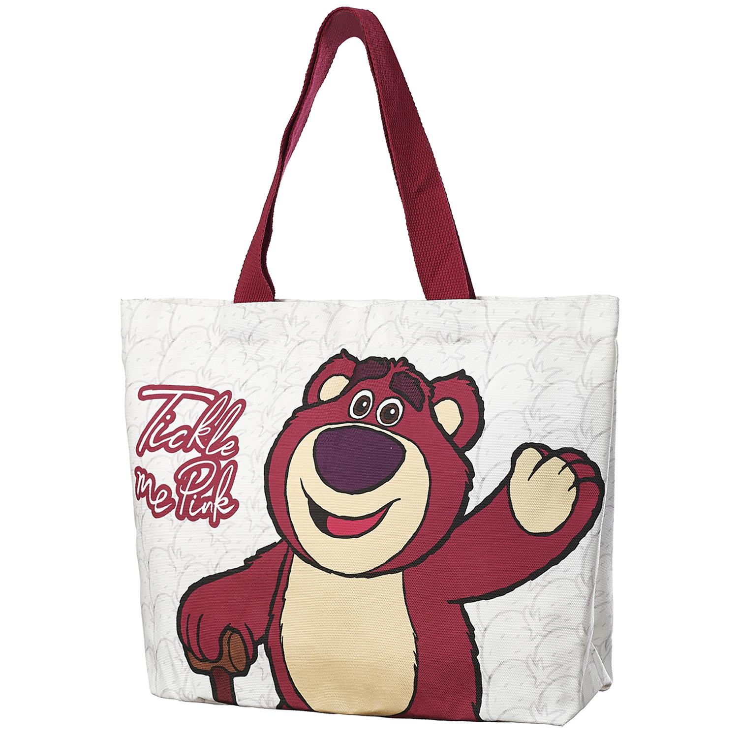 

Новая холщовая сумка-тоут Disney, Сумка для покупок, Холщовая сумка, Сумка, Сумка через плечо Обычная женская с принтом Клубничного медведя LW-CVS-48 41.9*8.9*30.0CM