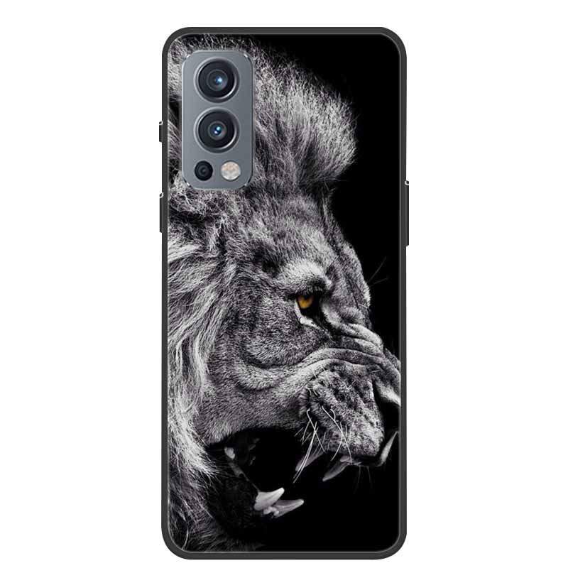 Black Silicone Case For OnePlus Nord 2 5G Phone Case Cover Soft Funda For One Plus OnePlus Nord 2 Back Cover Case 1+Nord 2 Nord2