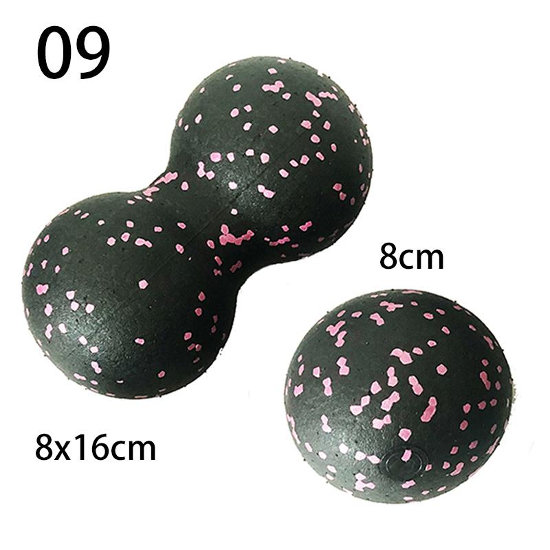 1/2PC Body Fascia Lightweight Lacrosse Myofascia Ball Peanut Massage Ball Lightweight Fitness