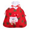 Christmas Candy Bags with Santa Snowman Designs - Party Gift Bags for Kids, No Handle