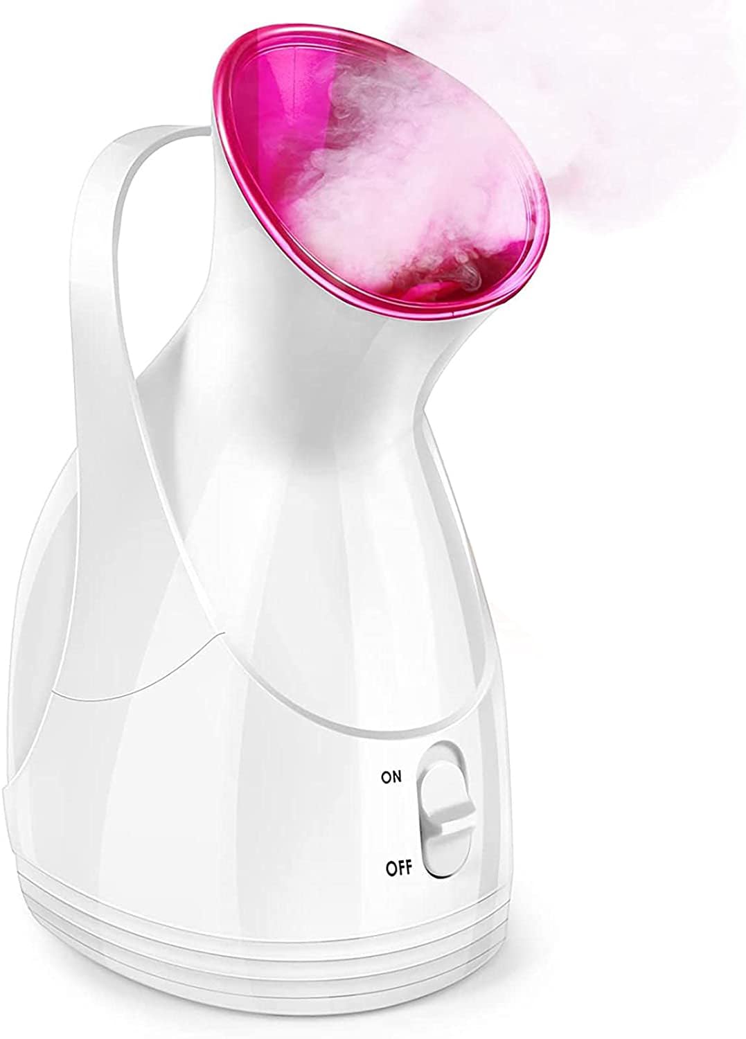 White Facial Steamer, Nano Steam Facial Steamer, Facial Steamer, Acrylonitrile Butadiene Styrene (ABS) Facial Steamer, Nano Atomization Technology, Wa