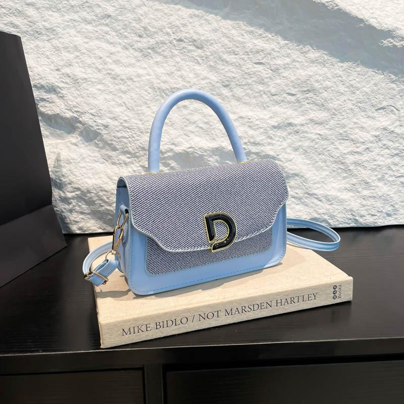 Letter Bag Women's High-end Texture 2025 Summer New Retro European and American Fashion Single Shoulder Oblique Span Bag