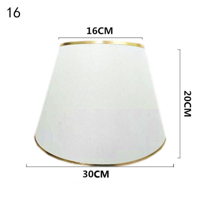 European Retro Style Table Lampshades PVC Sheepskin Fabric Floor Lamp Shade Bedroom Bedside Home Decor Wall Lamp Shell Cover