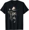 Vintage Highland Cow Drinking Coffee T-Shirt