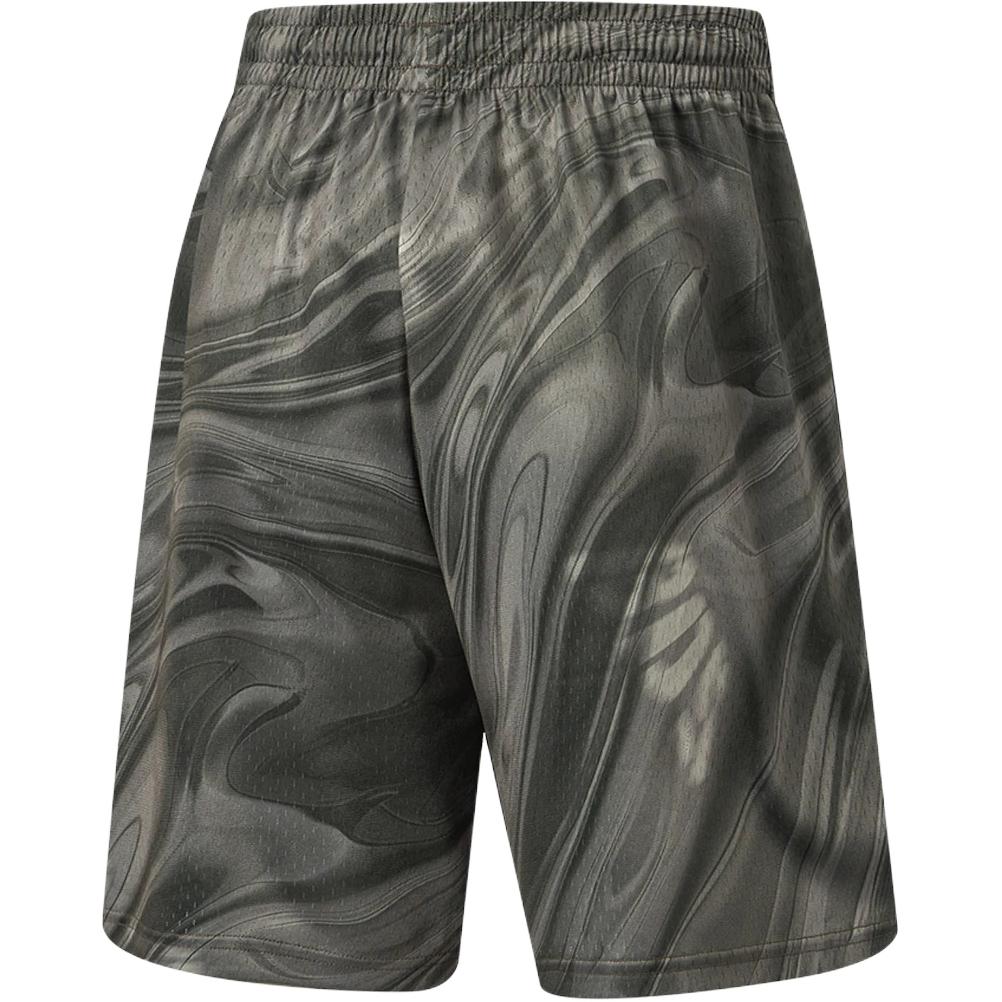 Li Ning Badfive Letter Lace-Up Comfortable Basketball Shorts Men shorts AAPW049-3