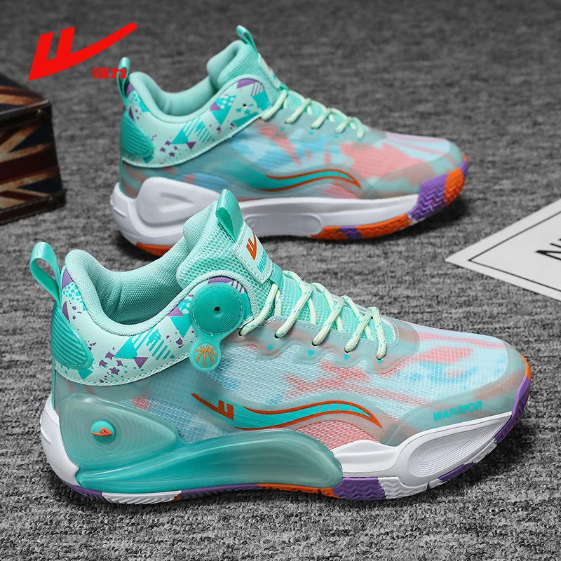 Warrior Назад Мужская обувь Молодежная мода Повседневная женская обувь Баскетбольная обувь Спортивная обувь для пар 36 зелёный