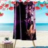 1pc Naruto Beach Towel Ideal Birthday Gift For Family, A Vibrant Beach Towel Suitable for Outdoor Activities