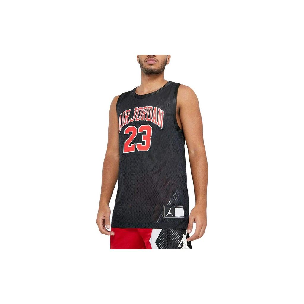 Jordan Camiseta Esportiva de Malha Sem Mangas Top Respirável Masculino Tops Preto CZ2499-010