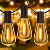 10/15/25/30 Bulbs LED String ST38 Lights Waterproof Dimmable LED Bulbs Lights Shatterproof Connectable Outdoor String Light Cafe