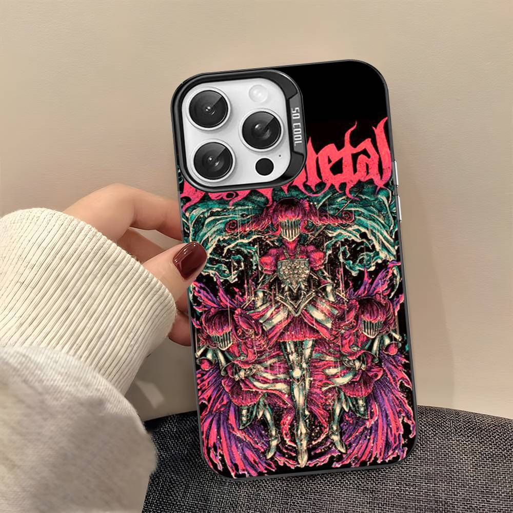 Japanese B-BABYMETAL Band Phone Case For IPhone 17 Air 16 15 14 13 12 11 Pro Max Color Hard Cover