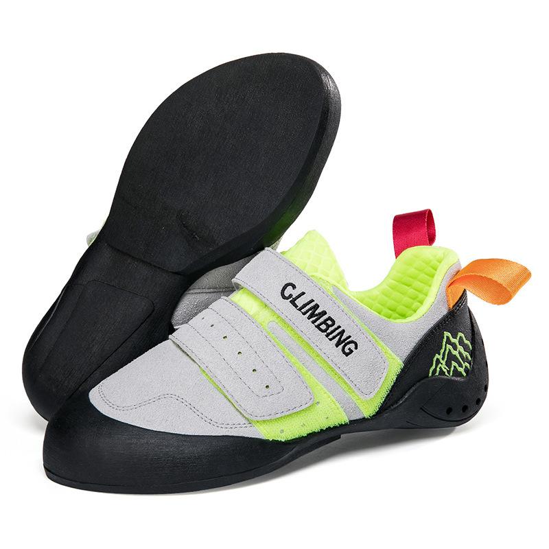 Climbing Shoes Indoor Training Shoes Bouldering Buckle Professional Male and Female Teenagers Beginner Competitive Climbing Shoes Customization