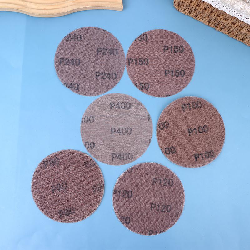 10 Stück 5 Zoll Klett-Schleifpapier Gitter-Schleifscheiben 125 mm Netz-Schleifpapier Staubfrei Anti-Blockierend Schleifpapier für Auto