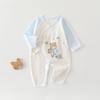 Class A Pure Cotton Baby Jumpsuit, Thin Air-Conditioned Pajamas, No-Bone Crawling Outfit for Newborns