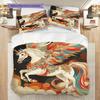 Enchanting Unicorn bedding, duvet cover, pillowcase, home decoration, birthday gift (1 * duvet cover+2 * pillowcase, coreless)