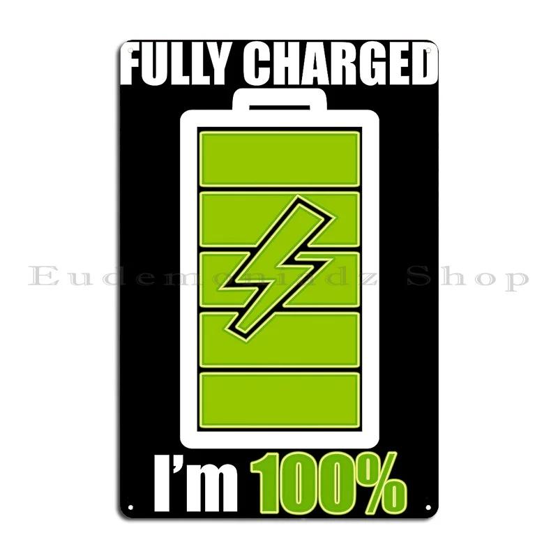 FullyChargedBattery Auraclover Metal Plaque Create Designing Wall Decor Wall Plaque Pub Tin Sign Poster