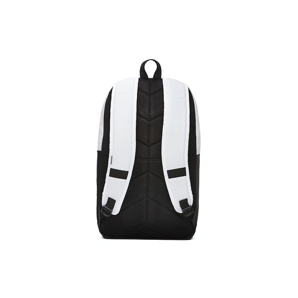 Jordan Sports Casual Large Capacity Air Logo Print Zipper Backpack Unisex Backpack Black White DA5202-100