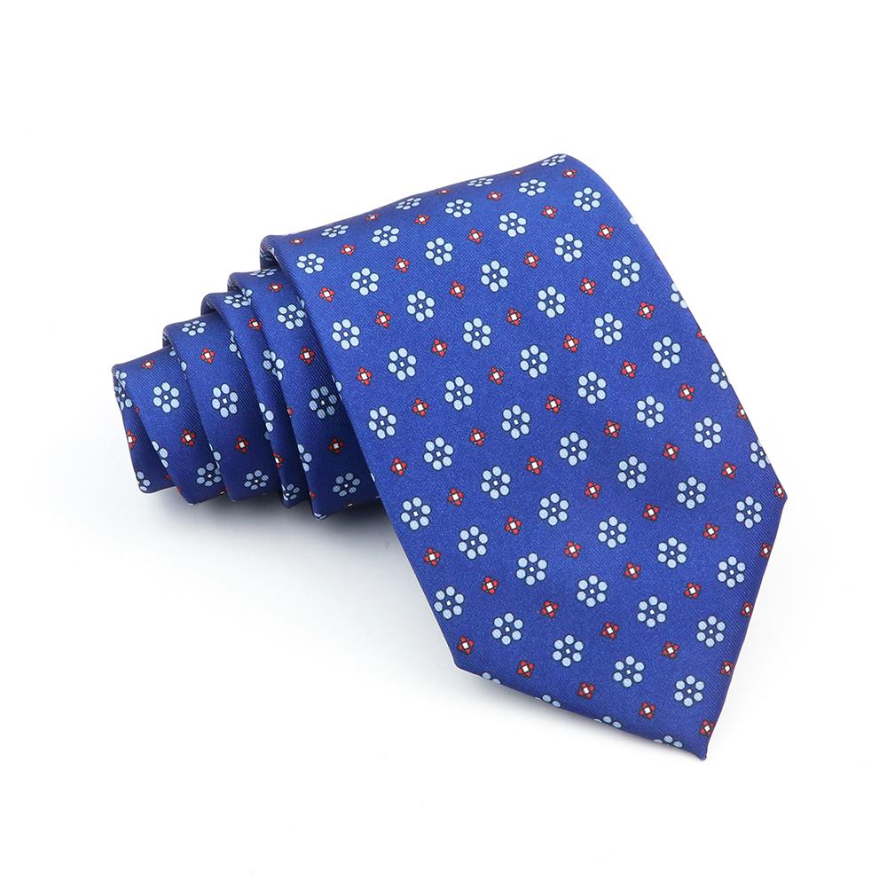 Supermjuka bohemiska sidenpolyesterslipsar för män Nyhet Design Bröllopskontor Företag Gravata tryckt slipspresent