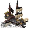 Non-Toxic Moc Mini Silent Mary Pirate Ship Series Moc Small Particle Assembled Building Blocks Children'S Toys