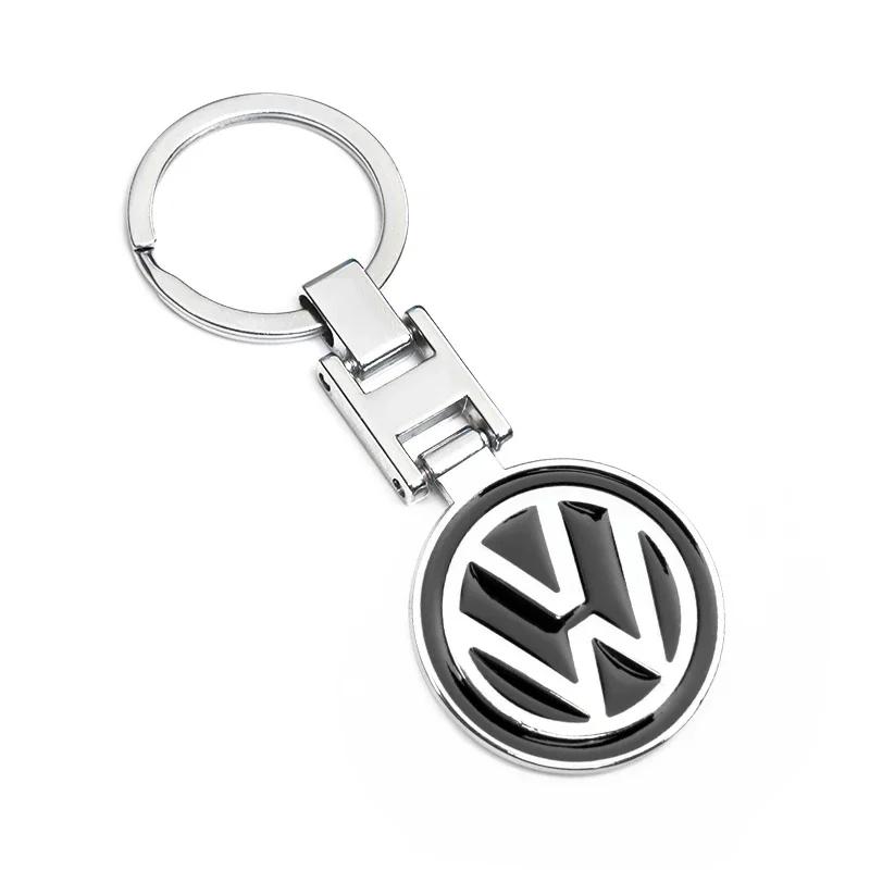 

2025 Hot Volkswagen RLine Keychain With Brand Badge Genuine Zinc Alloy Anti-Theft Car Key Organizer Gift Pendant For Men Women S