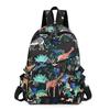 National Embroidery Women Shopping Multifunction Backpack Nice Floral Embroidered Lady Bohemian Nylon Backpacks