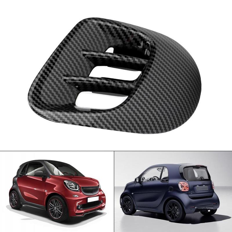 For Smart Fortwo 453 2015- Car Rear Wing Side Air Vent Cover Trims Replacement Aluminum Alloy Interior Exterior Mod