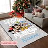 1pc Custom Name or Text Area Carpet, Good Night Winnie Pooh Cozy Dreams Printed Chair Rug for Living Room Kitchen Game Room Use
