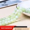 Mountain Jade Xiuyu Loose Beads, Green Grape & Milk, DIY Jewelry Accessories.