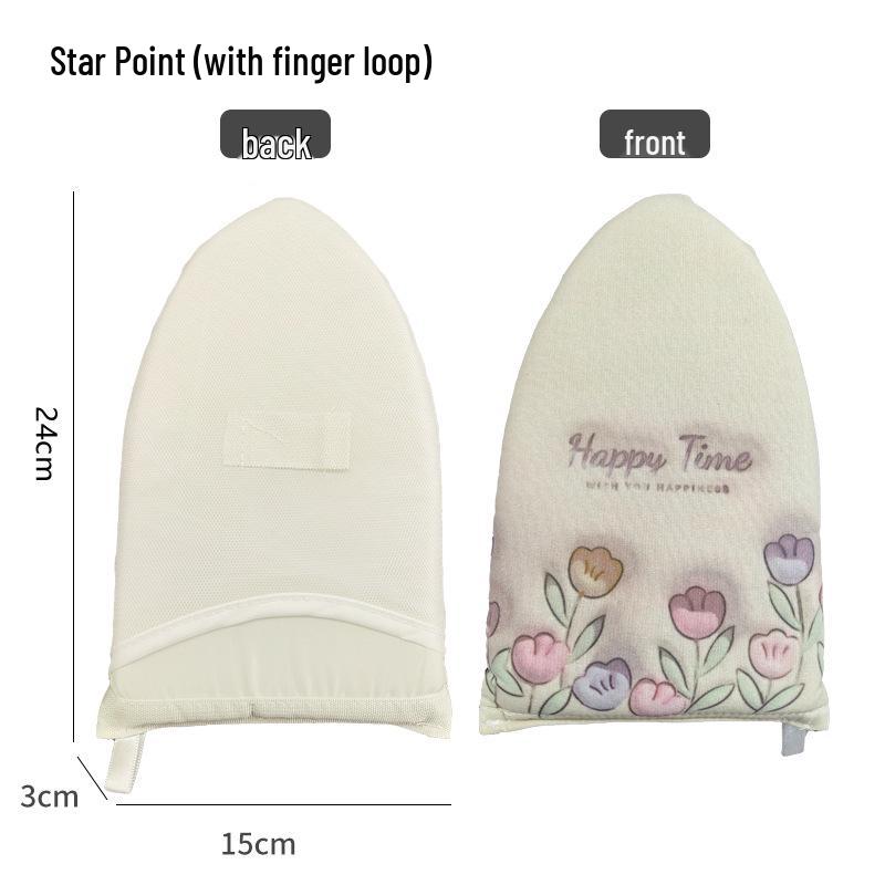 Compact Ironing Board with Anti-Scald Gloves and Heat Resistant Pad