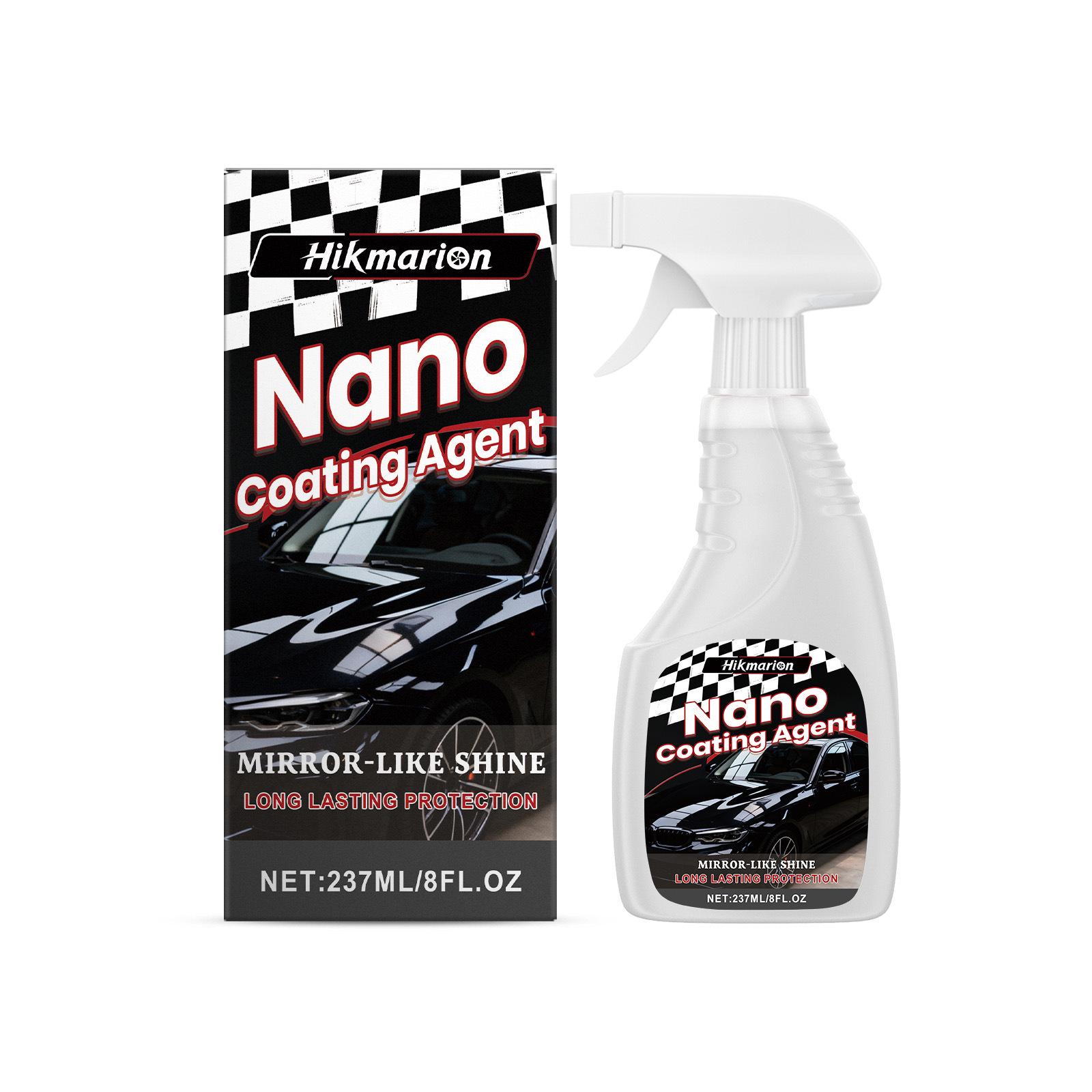 Hikmarion Ceramic Coating Spray - Glossy, Gentle Protection for Car Mirrors & Multi-Material Surfaces