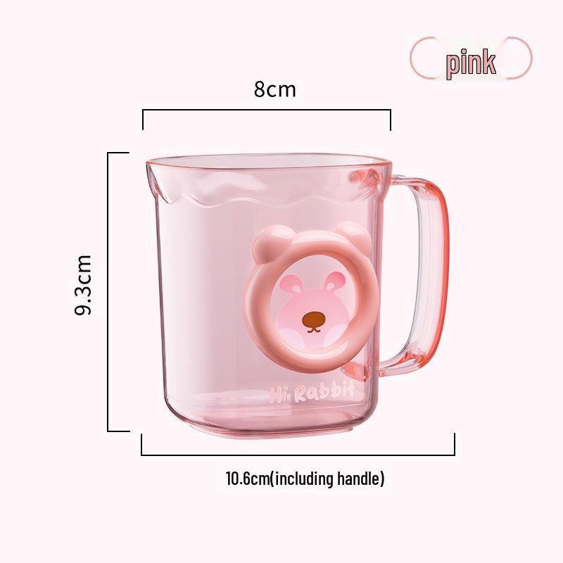 Transparent Couple's Toothbrush and Toothpaste Holder Set