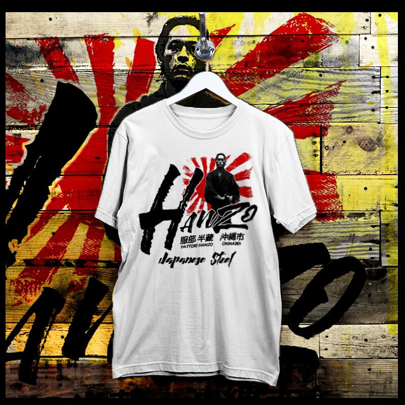 

Samurai T-Shirt Bushido Code Ronin Hanzo Sword Harakiri Warrior Katana tee L