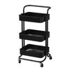 Removable cart rack kitchen floor storage cart with wheel gap rack toiletry finishing rack bathroom cabinet storage rack