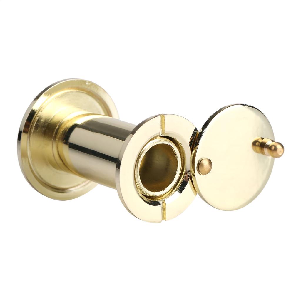 Home Security Optical Glass Wide Angle Door Viewer Door Scope Viewer (Gold)