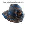 Panama Hat Flower Sunshade Fisherman Cap Lace Wide Brim Women Sun Hat Organza Thin Sun Protection Hat Summer