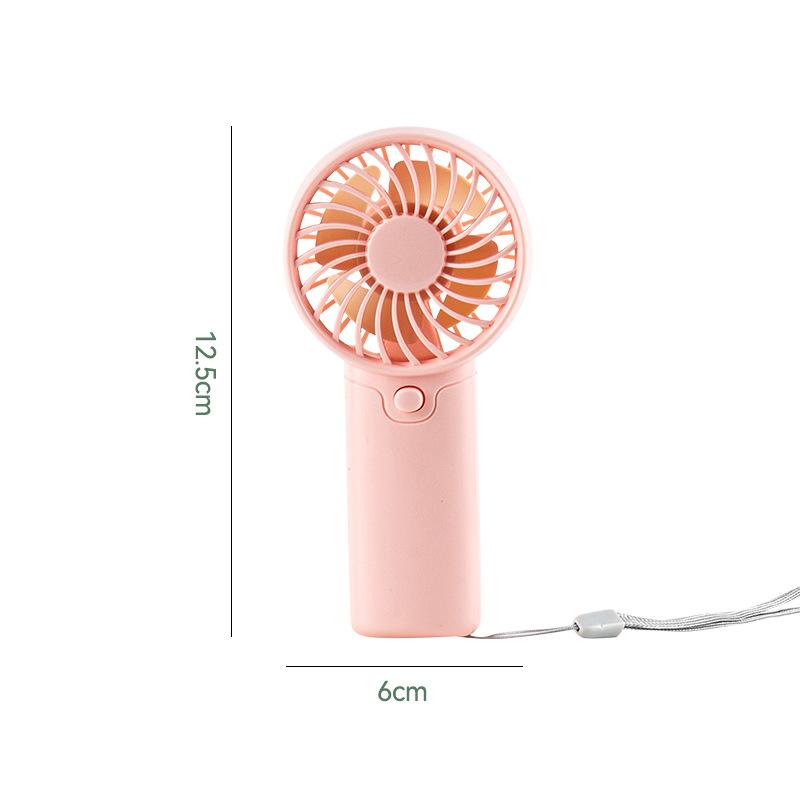 Small Portable Fan Handheld Lightweight Pocket Size Mini Fan USB Rechargeable for Home Work and Travel