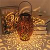 Retro Solar Hanging Lantern with Handle Atmosphere Lamp Garden  Landscape Led Solar Light  Outdoor